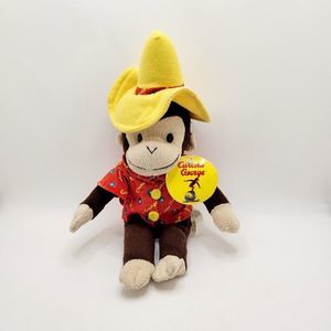 Vintage Curious George Plush Doll Stuffed Animal 1990s Y2K